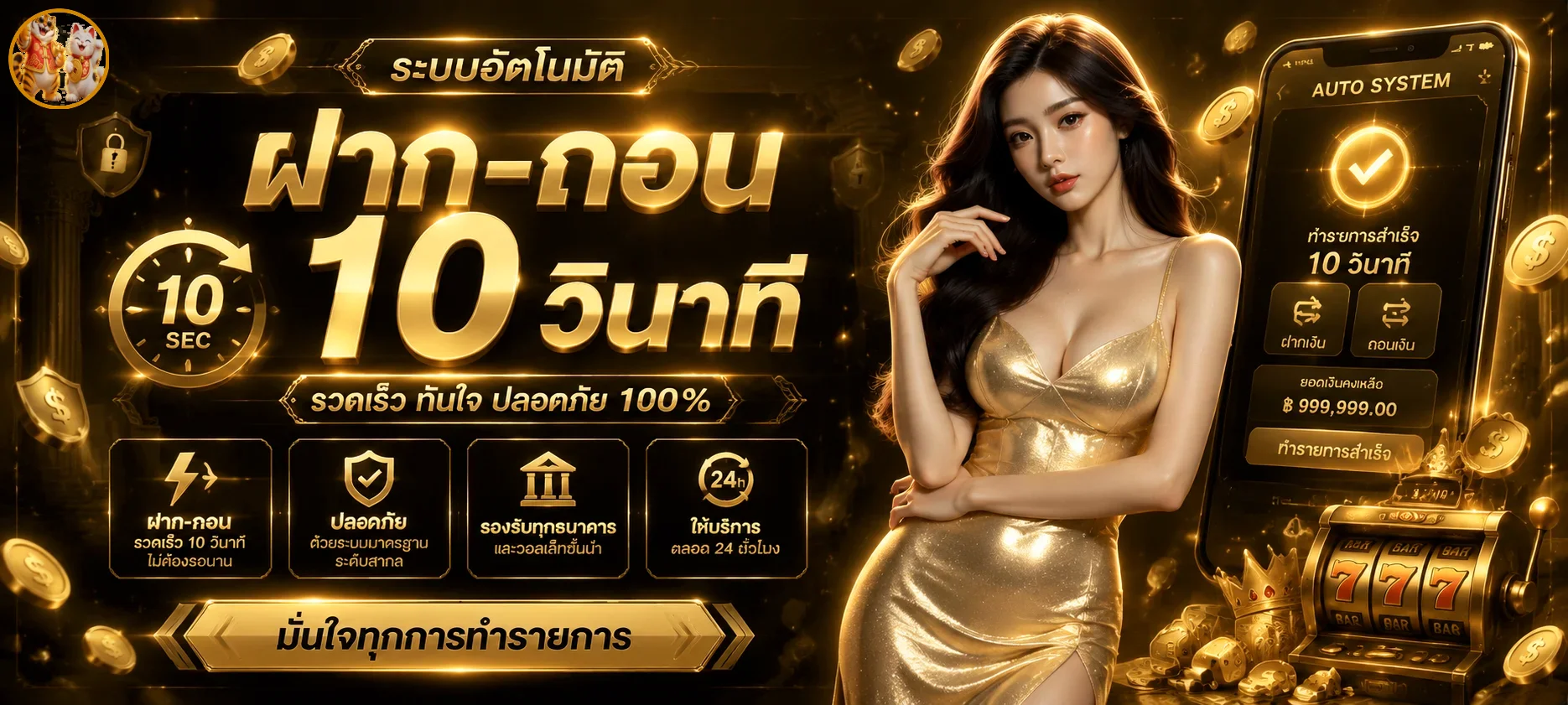 สล็อตออนไลน์ SUPER RICH 168 ฝากถอนอัตโนมัติ
